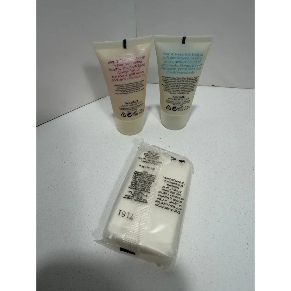 Barney Kenet MD Travel Set Conditioner Body Lotion Massage Bar 3pc‎ New
